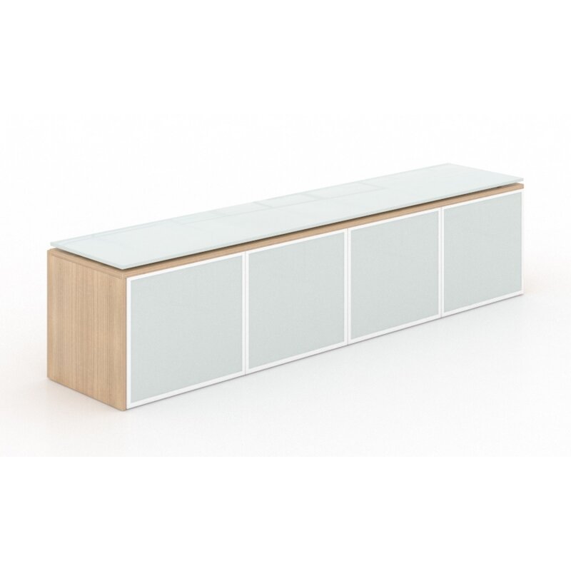 Floating hutch with doors discount